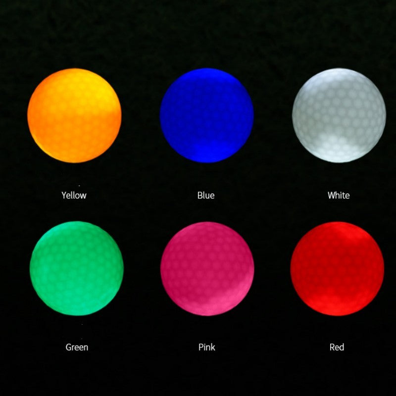 LYDARZ LED Golf Ball Flashing Ball Golf Supplies Golf balls in various colors - LYDARZ