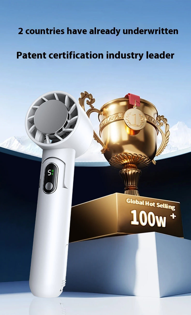 LYDARZ Folding Refrigeration Handheld Fan – Portable Outdoor Cooling Fan for Hot Summer Days - LYDARZ