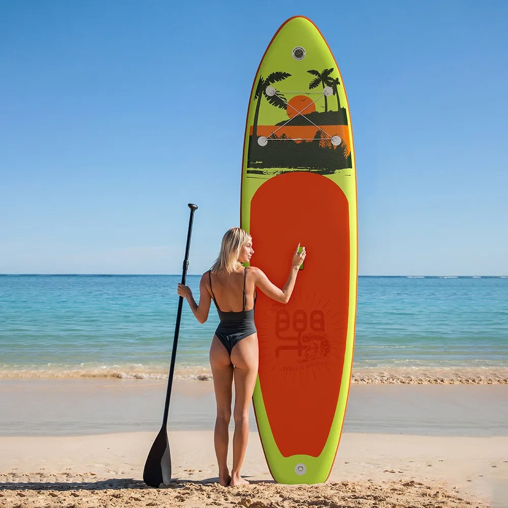 Water Skiing & Surfing | Inflatable Standing Surfboard - LYDARZ