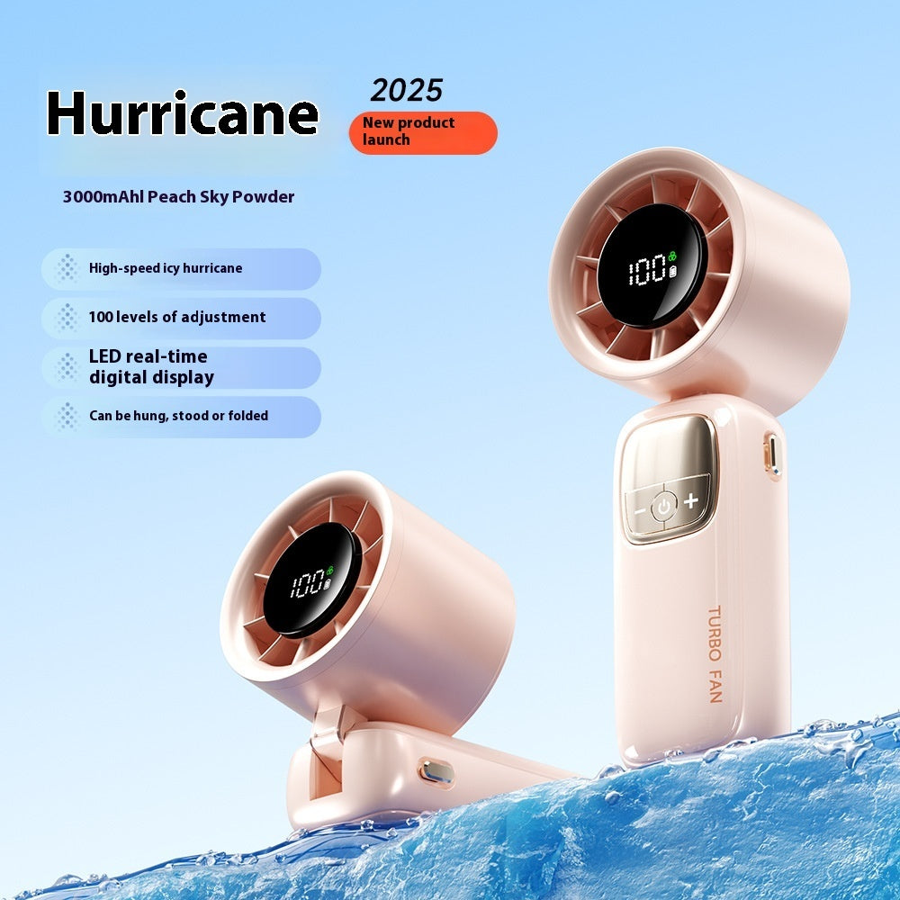 LYDARZ High-speed Handheld Fan | USB Portable Folding Mini Fan for Outdoor Use - LYDARZ