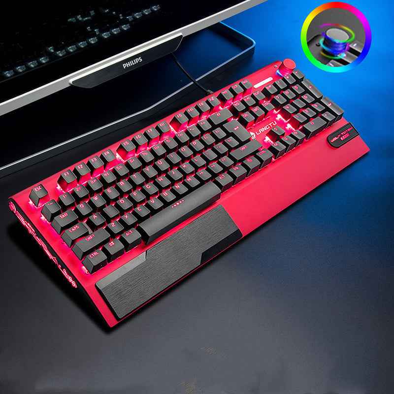 LANGTU Mechanical Keyboard Game Office Home
