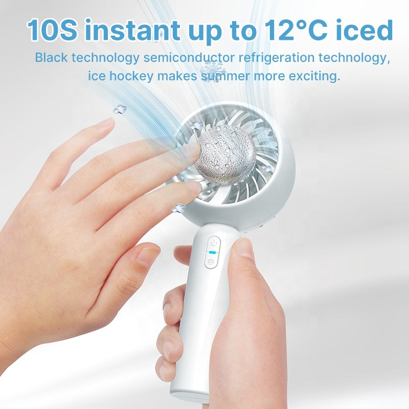 LYDARZ New Iced Semiconductor Cooling Fan – Desktop Handheld Fan for Summer - LYDARZ