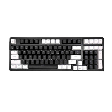 LYDARZ YK-002 Wired Mechanical Keyboard Black+White