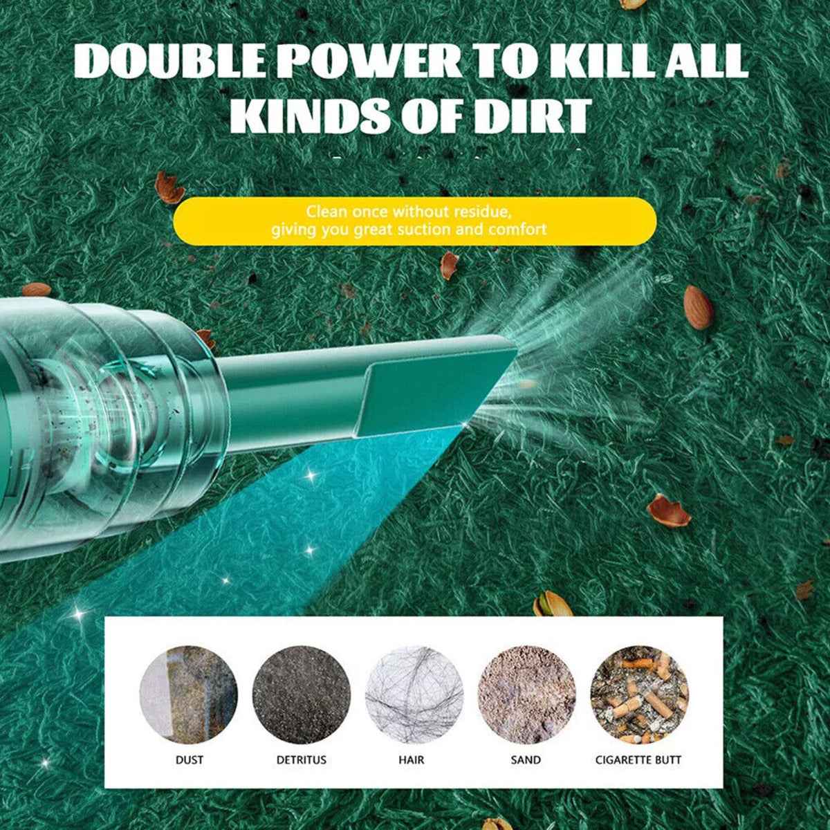 Cordless Hand-Held Vacuum Cleaner - LYDARZ