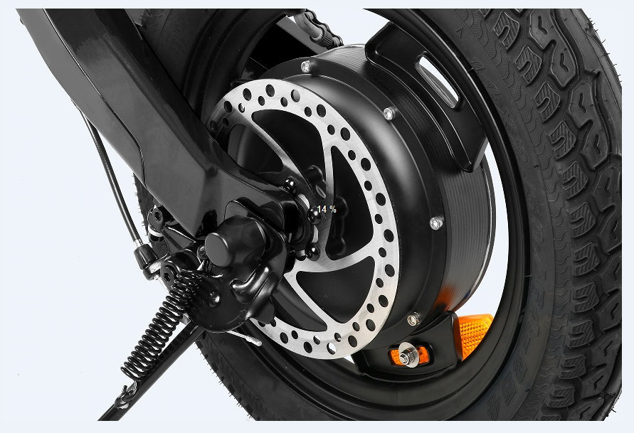 S7F Folding Electric Bicycle 25KM/H Max Load 120KG Black - LYDARZ