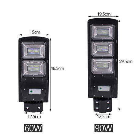 LYDARZ Solar Powered Sensor Outdoor Street light,Street Solar Light