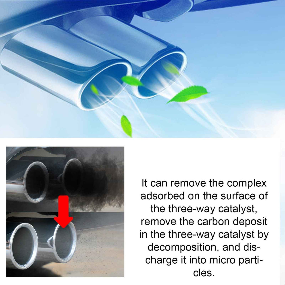 Rayhong Three-way Catalytic Converter Cleaner Car Cleaning Agent Engine Internal No-Disassembly Exhaust Catalytic Carbon Deposit Remover