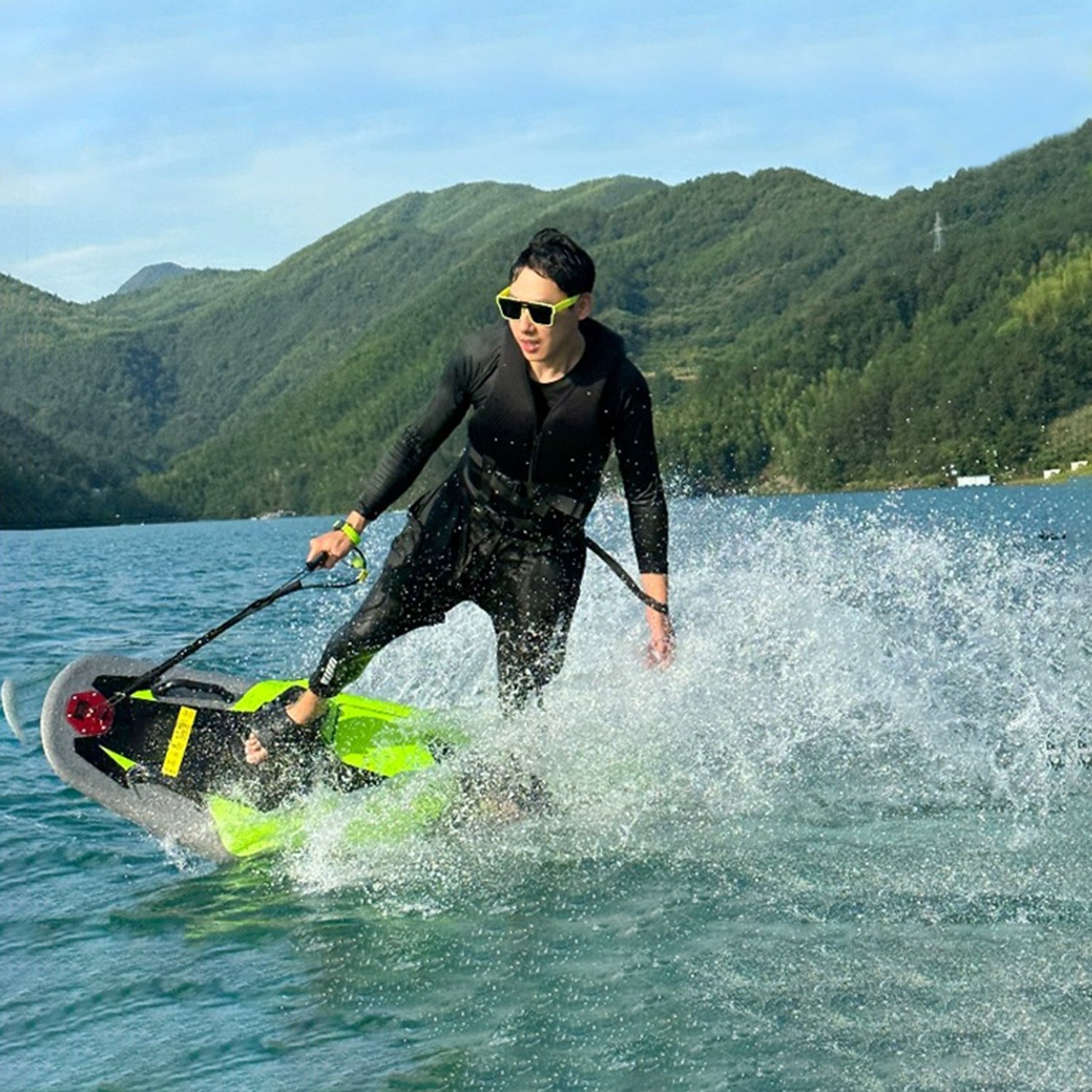 LYDARZ Electric Surfboard ESB with High Power, Long Battery, and Water Cooling - LYDARZ