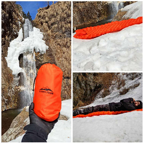 Outdoor Camping Rugs,Outdoor Tent Exposed Single Inflatable Mattress - LYDARZ