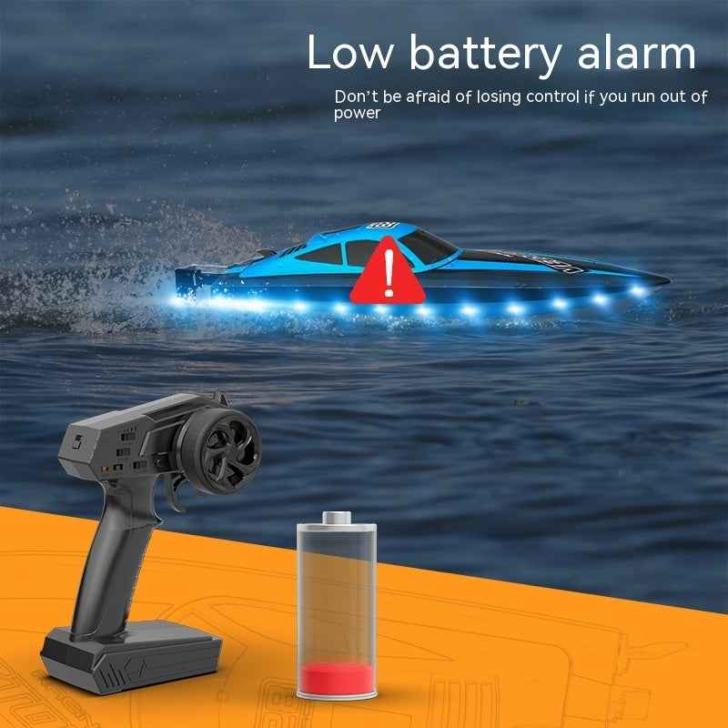 Remote-control Ship With Light 24g Water Toy Boat,Speedboat