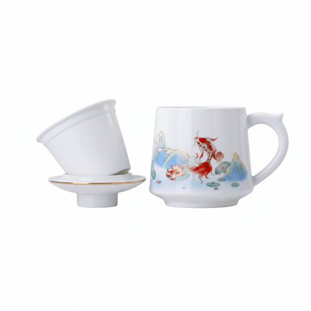 Koi Fish Tea Infuser Mug