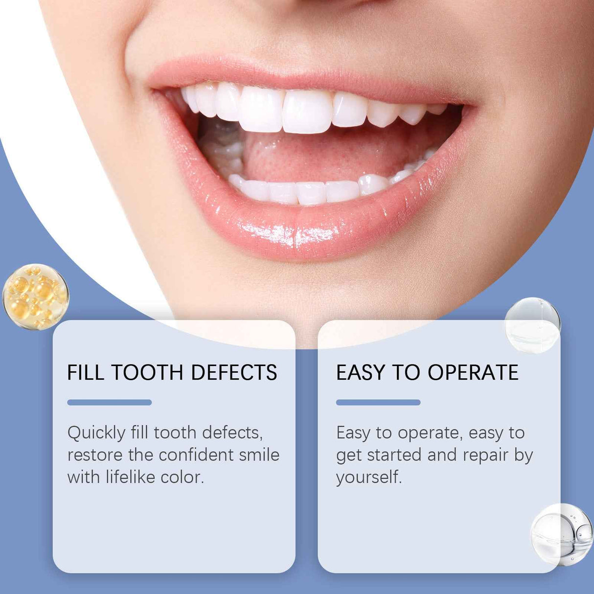 Oralhoe Teeth Care Kit Enhance Smile Aesthetics Gentle Comfortable Teeth Care for Bright and Shiny Teeth