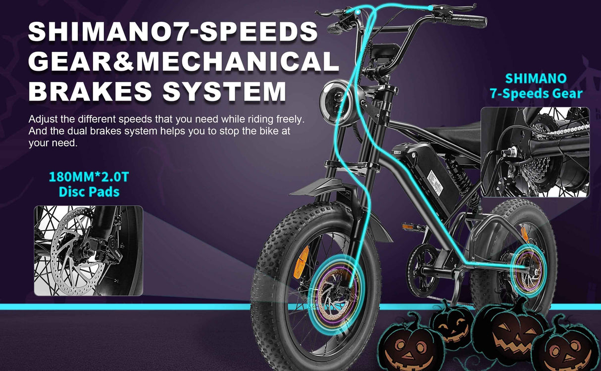 Ebike,1000W Motor,Maximum Speed 45-50KM,Electric Dirt Bikes