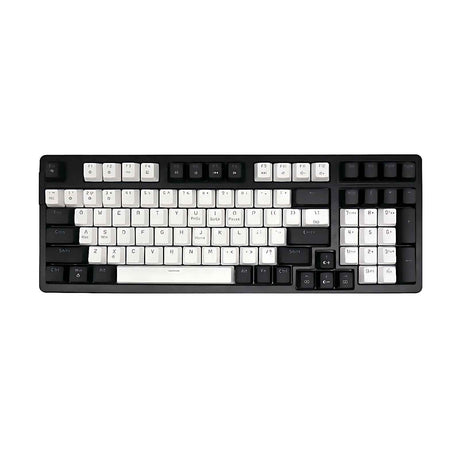 LYDARZ YK-002 Wired Mechanical Keyboard Black+White