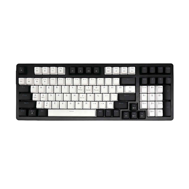 LYDARZ YK-002 Wired Mechanical Keyboard Black+White