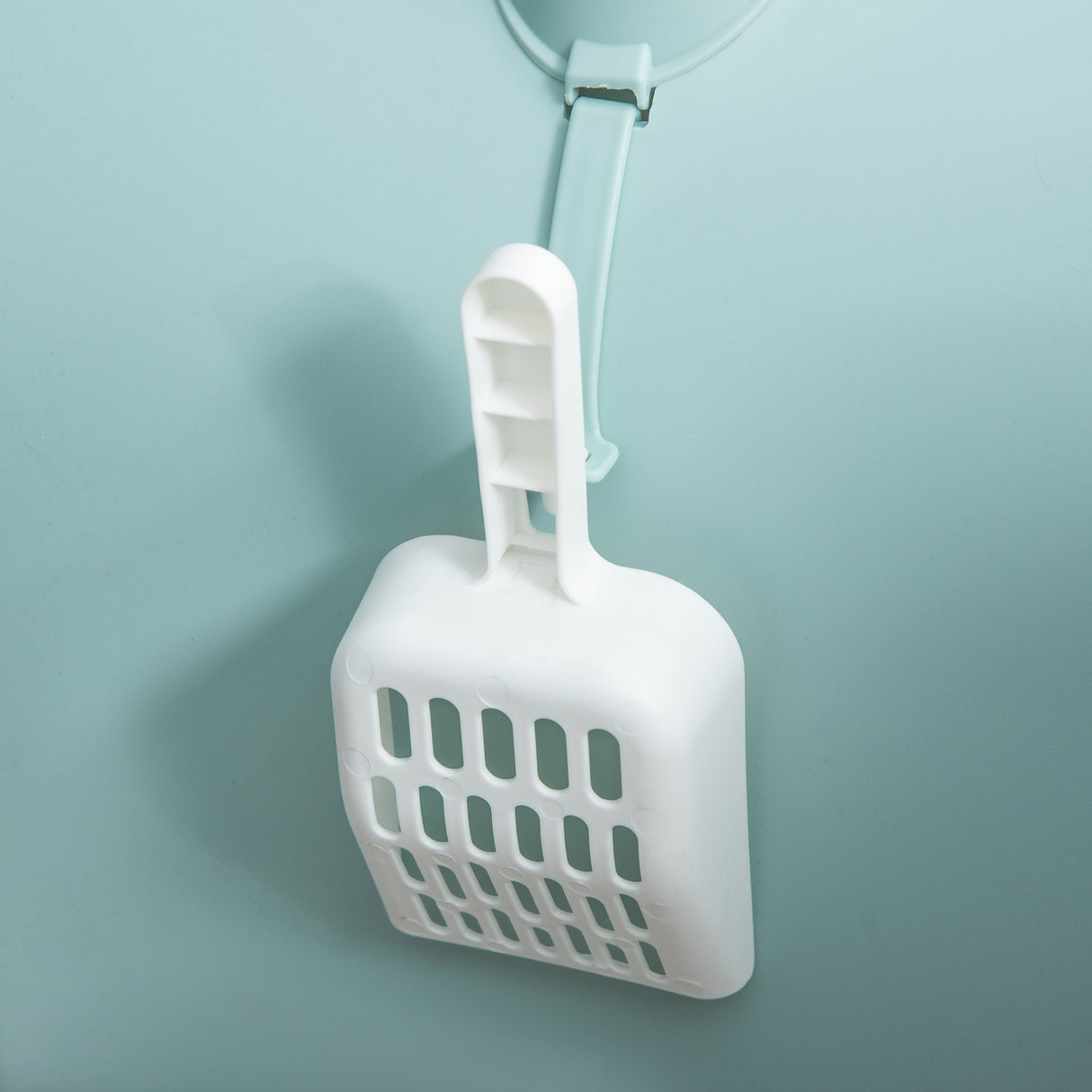 Cat Litter Box With Lid, Indoor Cat With Tray, Spoon, Strainer - LYDARZ