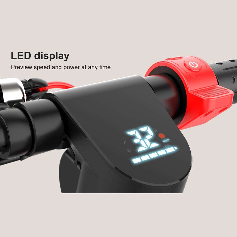 X8 Folding 10 Inch Electric Scooter LED Front Aluminum Alloy Electric Scooter - LYDARZ