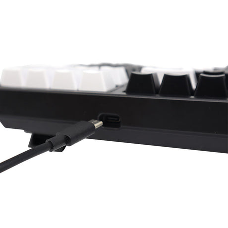 LYDARZ YK-002 Wired Mechanical Keyboard White+Black - LYDARZ