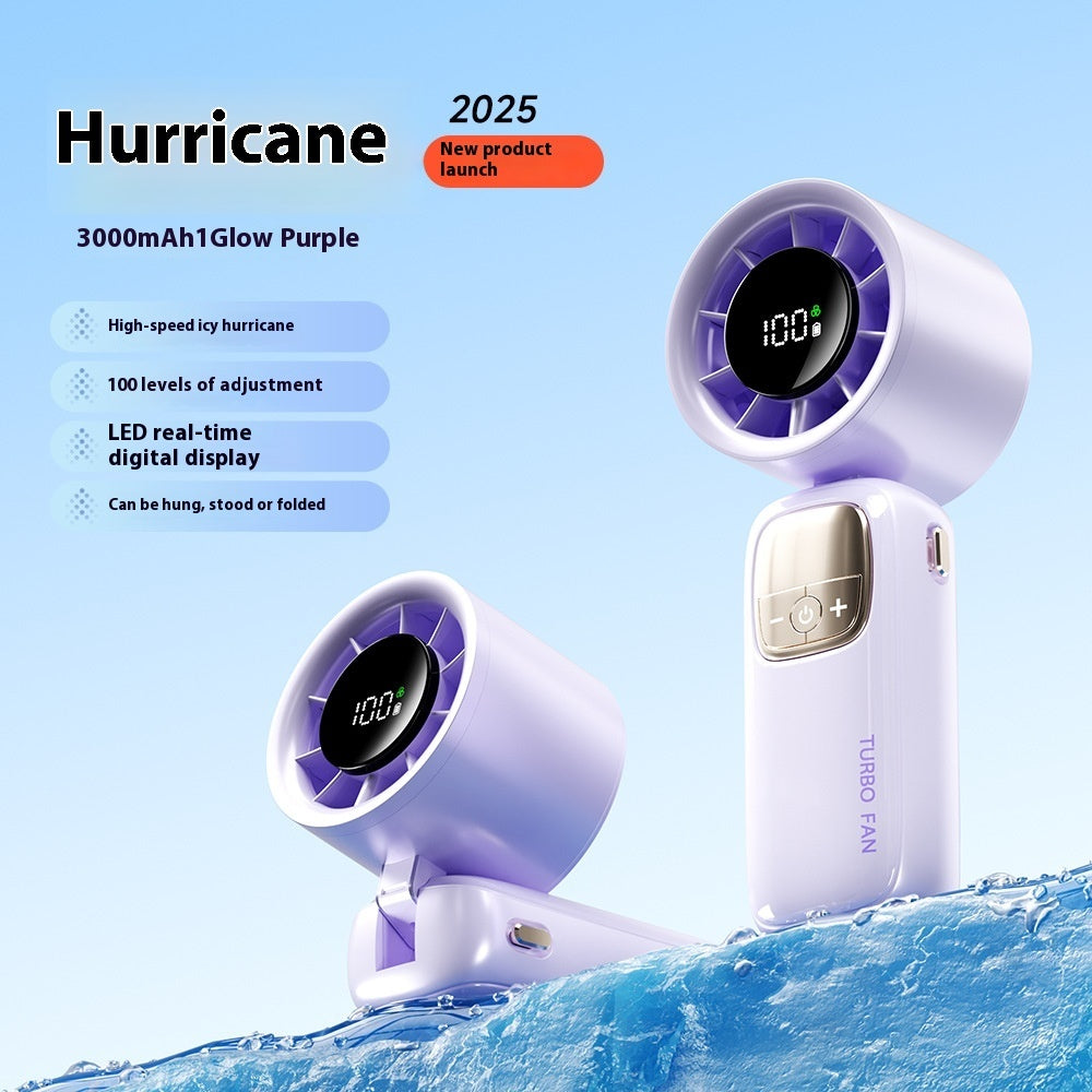 LYDARZ High-speed Handheld Fan | USB Portable Folding Mini Fan for Outdoor Use - LYDARZ