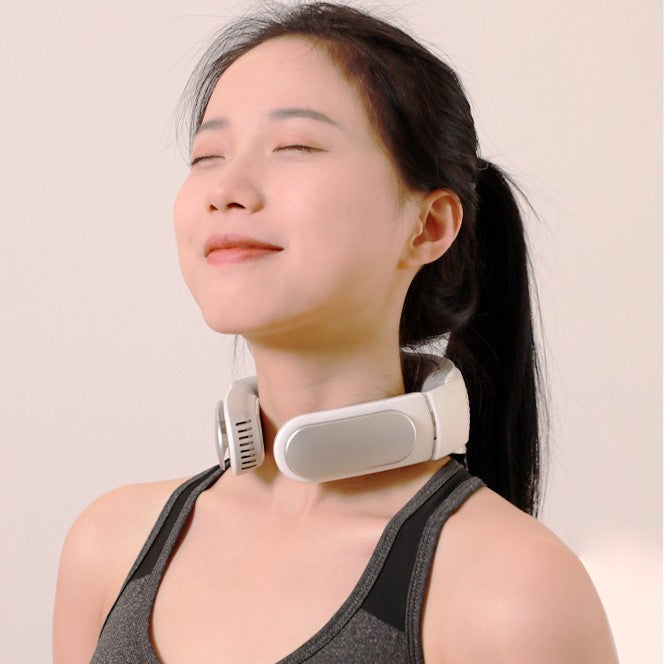 LYDARZ Refrigeration Handheld Fan – Portable Mini Vaneless Hanging Neck Fan for Instant Cooling - LYDARZ