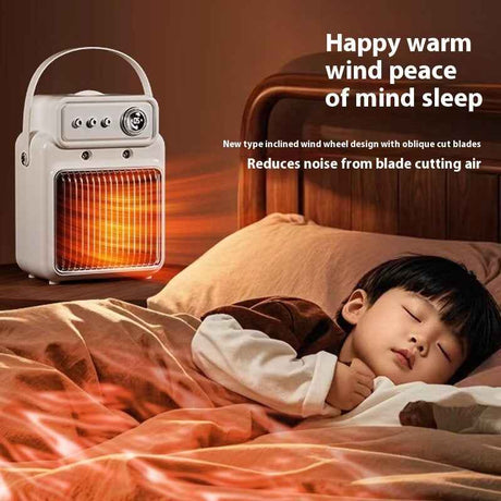 1200W 2-in-1 Efficient Humidifying Desk Heater,winter heat - LYDARZ