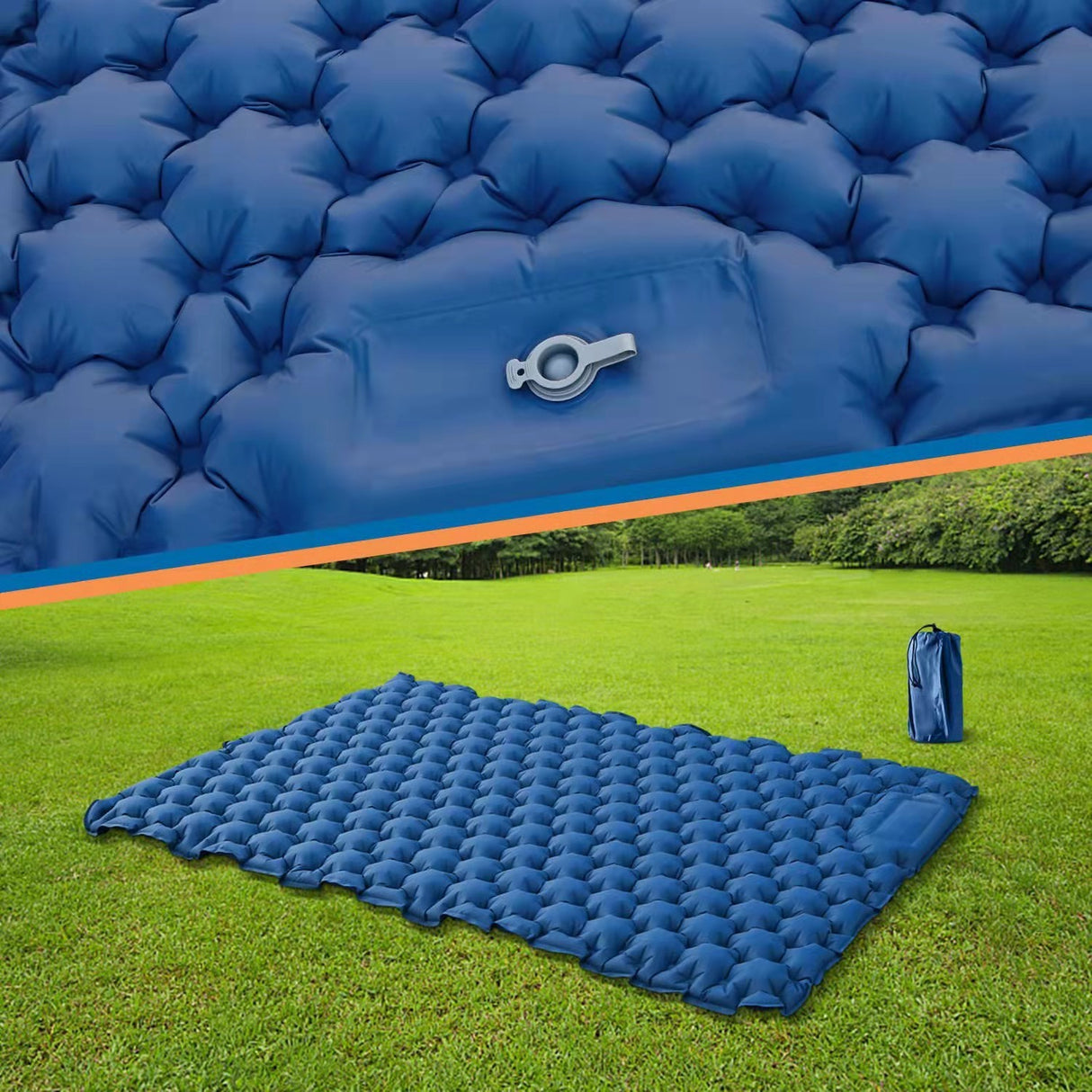 Outdoor Camping Rugs,Moisture-proof Outdoor Air Mattress Car Camping Air Mattress - LYDARZ