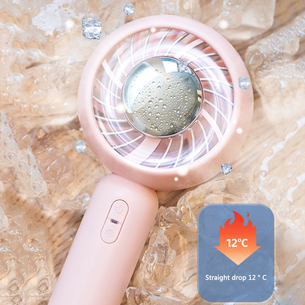 LYDARZ Refrigeration Handheld Fan – Mini USB Rechargeable Cooling Fan for Outdoor Use - LYDARZ