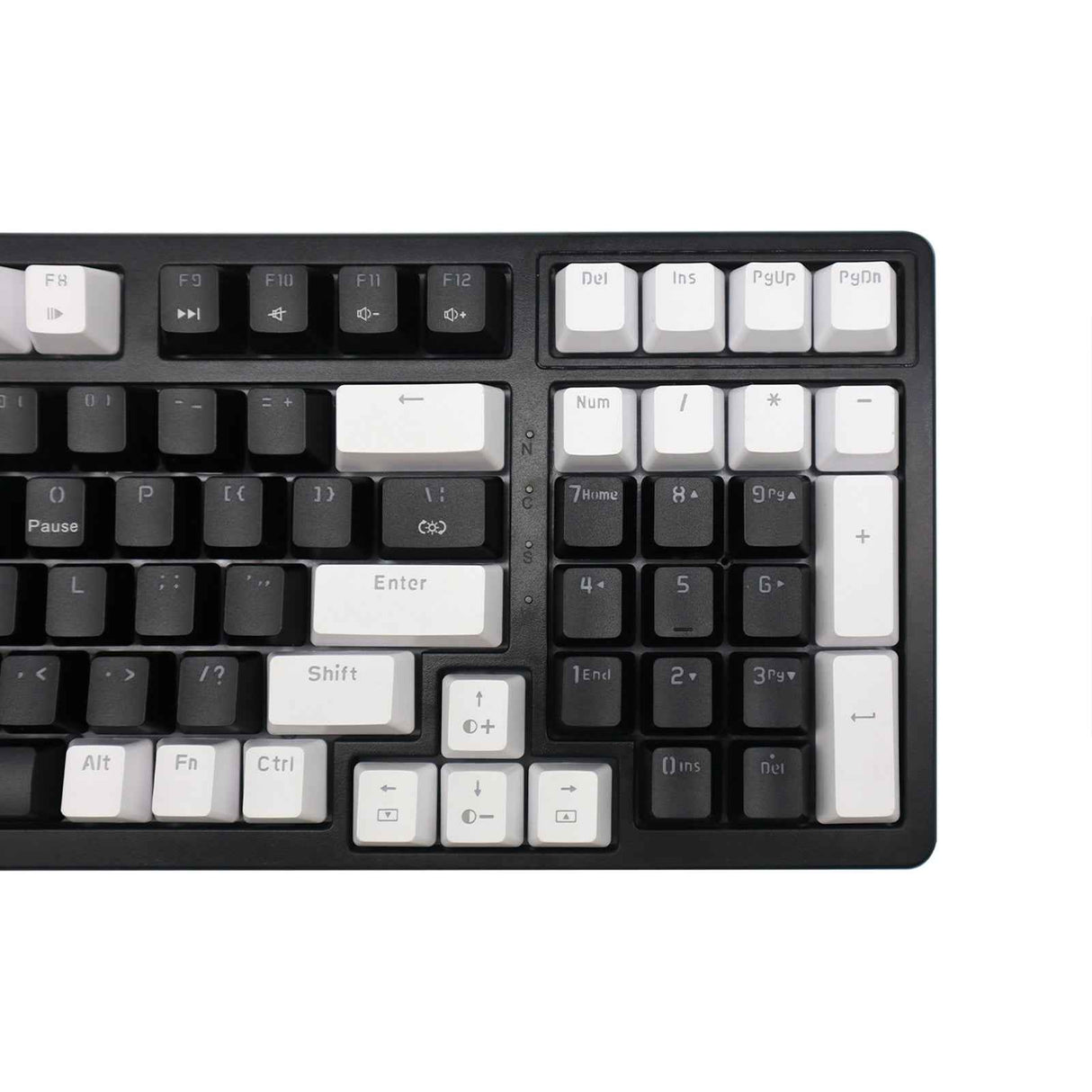 LYDARZ YK-002 Wired Mechanical Keyboard Black+White