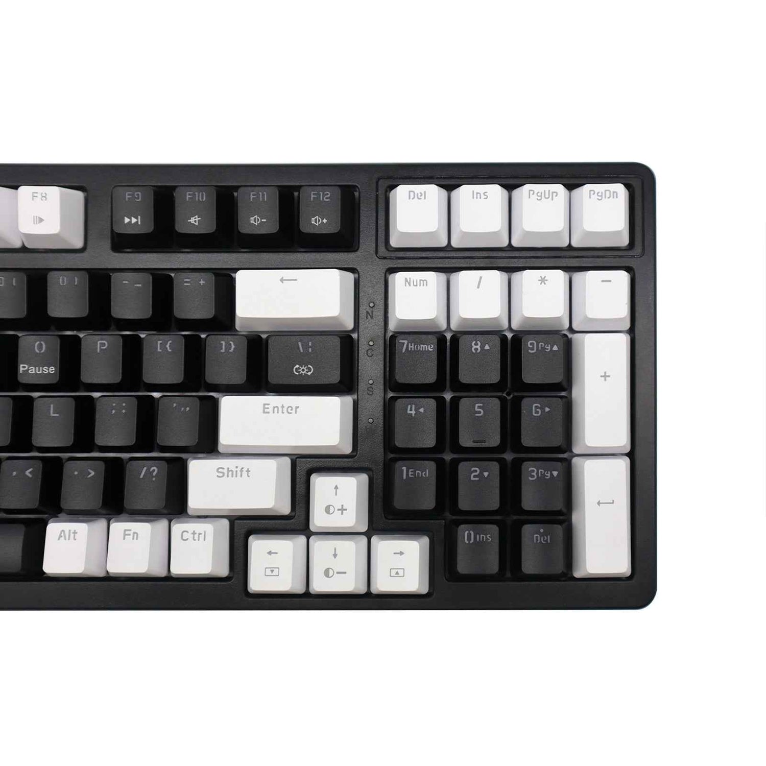 LYDARZ YK-002 Wired Mechanical Keyboard Black+White