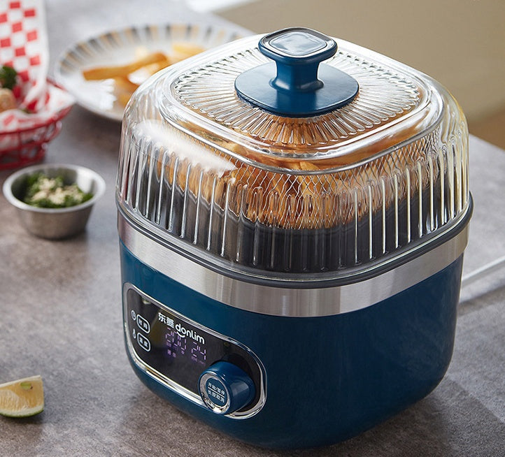 DONLIM Large Capacity Air Fryer with Intelligent Visual Control, Oil-Free Small Frying Pan - LYDARZ