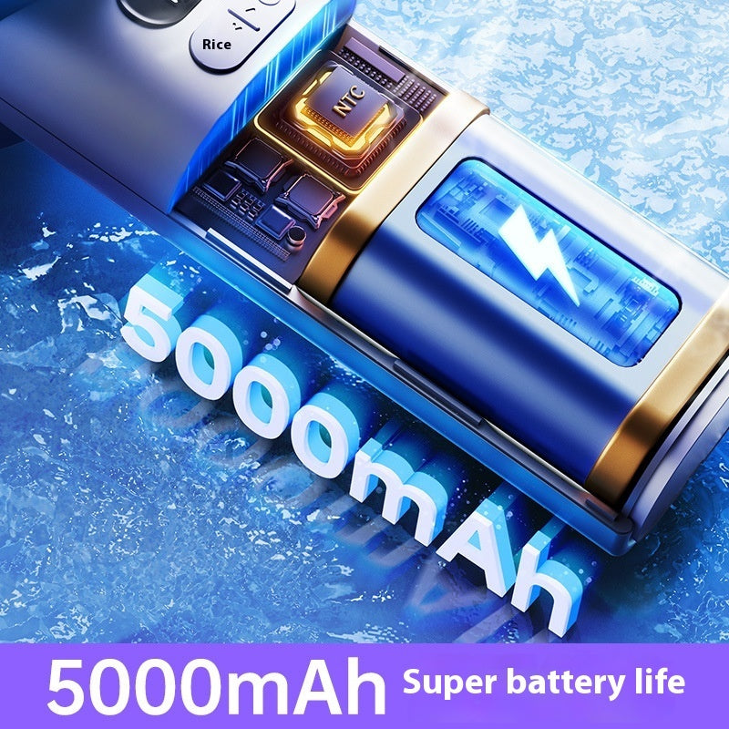 LYDARZ Refrigeration Handheld Fan – Adjustable USB Cooling Fan with Ice Compress for Instant Relief - LYDARZ