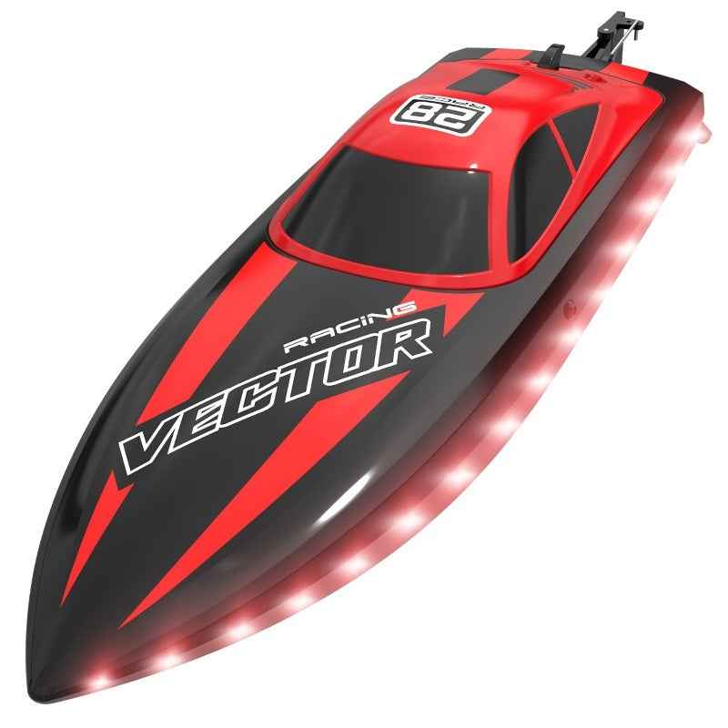 Remote-control Ship With Light 24g Water Toy Boat,Speedboat