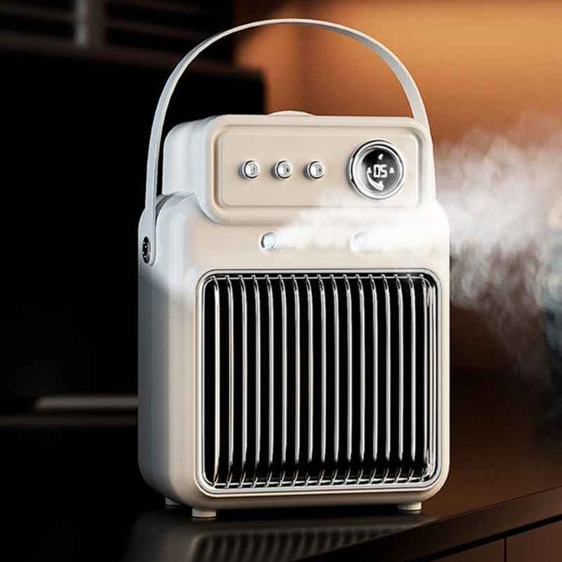 1200W 2-in-1 Efficient Humidifying Desk Heater,winter heat - LYDARZ