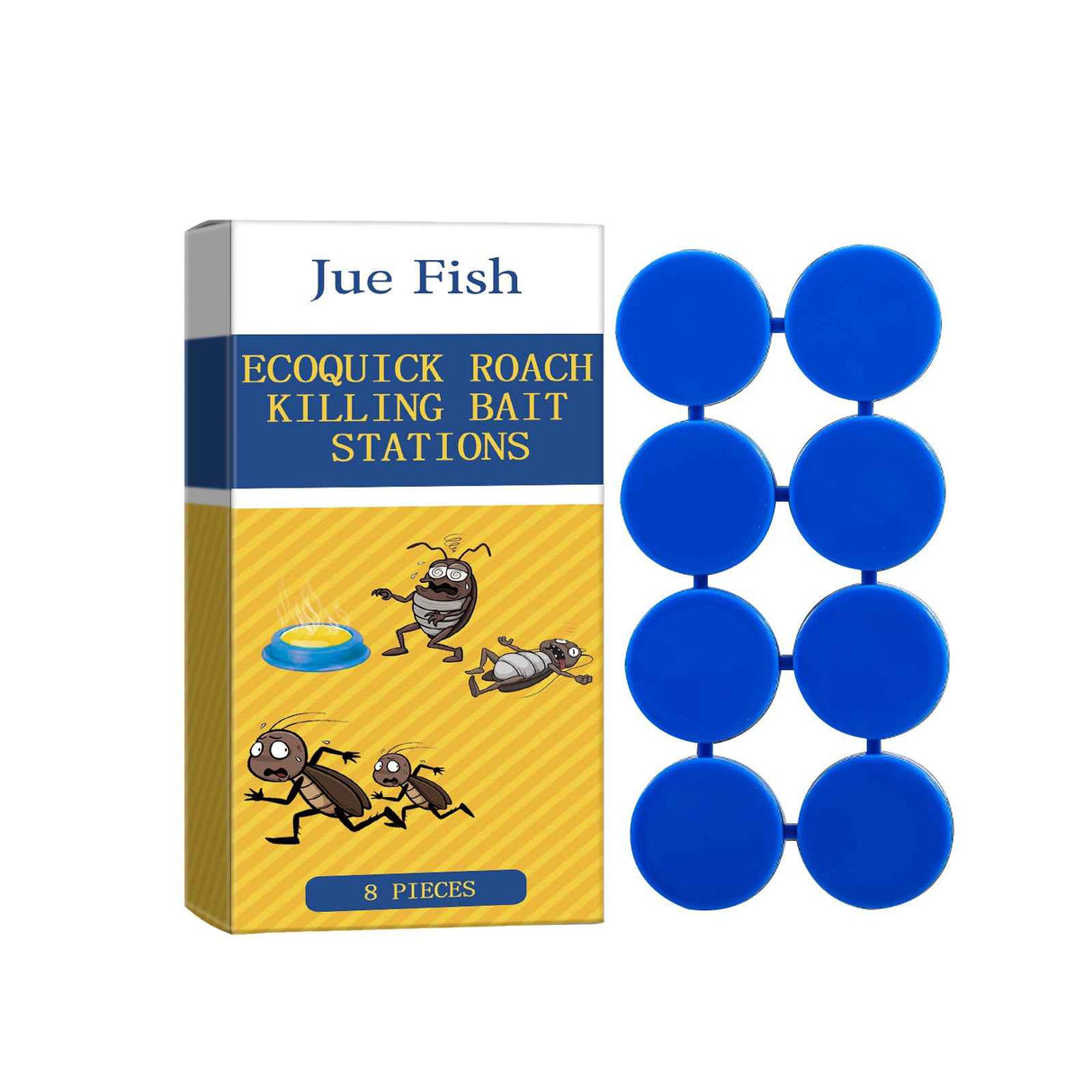 Jue Fish Cockroach bait stickers Household cockroach bait paste, cockroach killer, cockroach repellent, kitchen and dormitory cockroach stickers