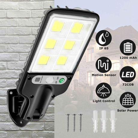 LYDARZ LED Solar Motion Sensor Light,Street Solar Light