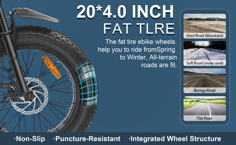 V2 Max Ebike 1000W Motor 48V30Ah Battery 20 Inches Max Speed 40-50KM - LYDARZ