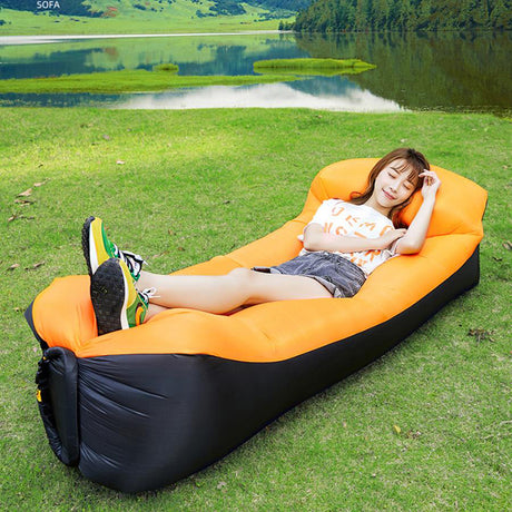 Portable Inflatable Camping Recliner – Folding Air Mattress & Lazy Sofa - LYDARZ