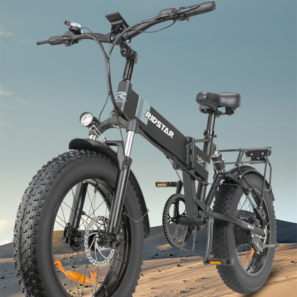 20 Inch Wide Folding Mountain Electric Bicycle With Fat Tire - LYDARZ