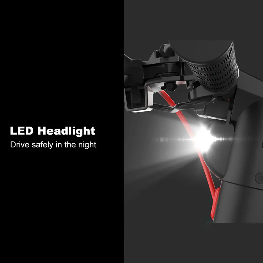 X8 Folding 10 Inch Electric Scooter LED Front Aluminum Alloy Electric Scooter - LYDARZ