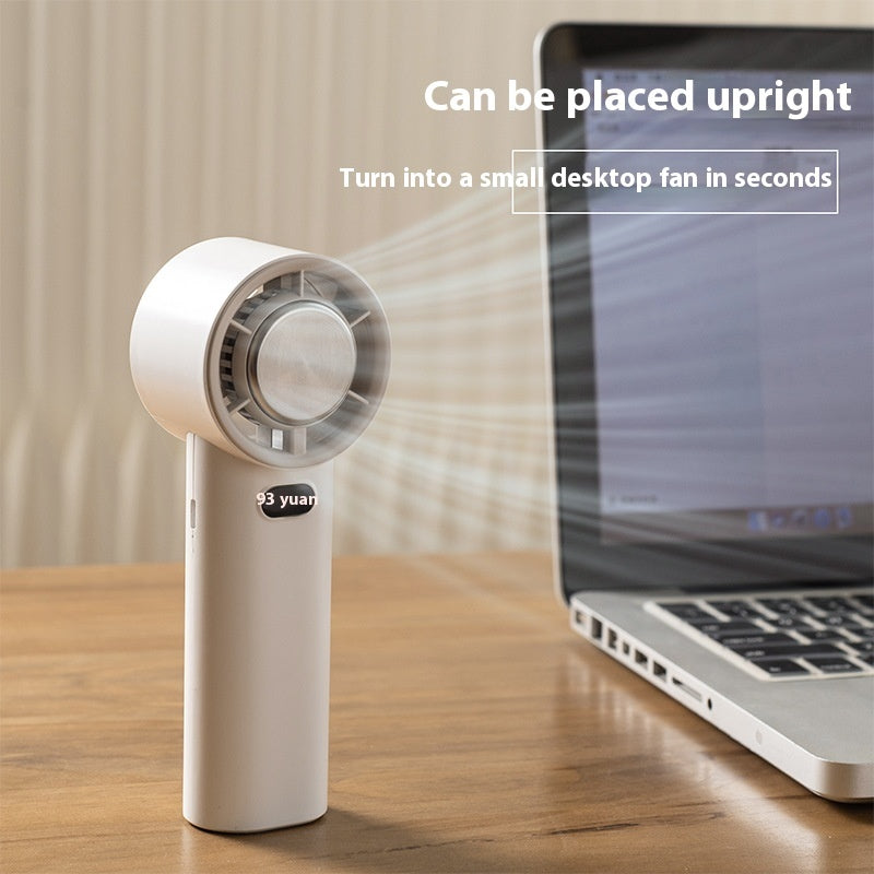 LYDARZ Fashionable Refrigeration Handheld Fan – Stylish Portable Cooling Fan for Summer - LYDARZ