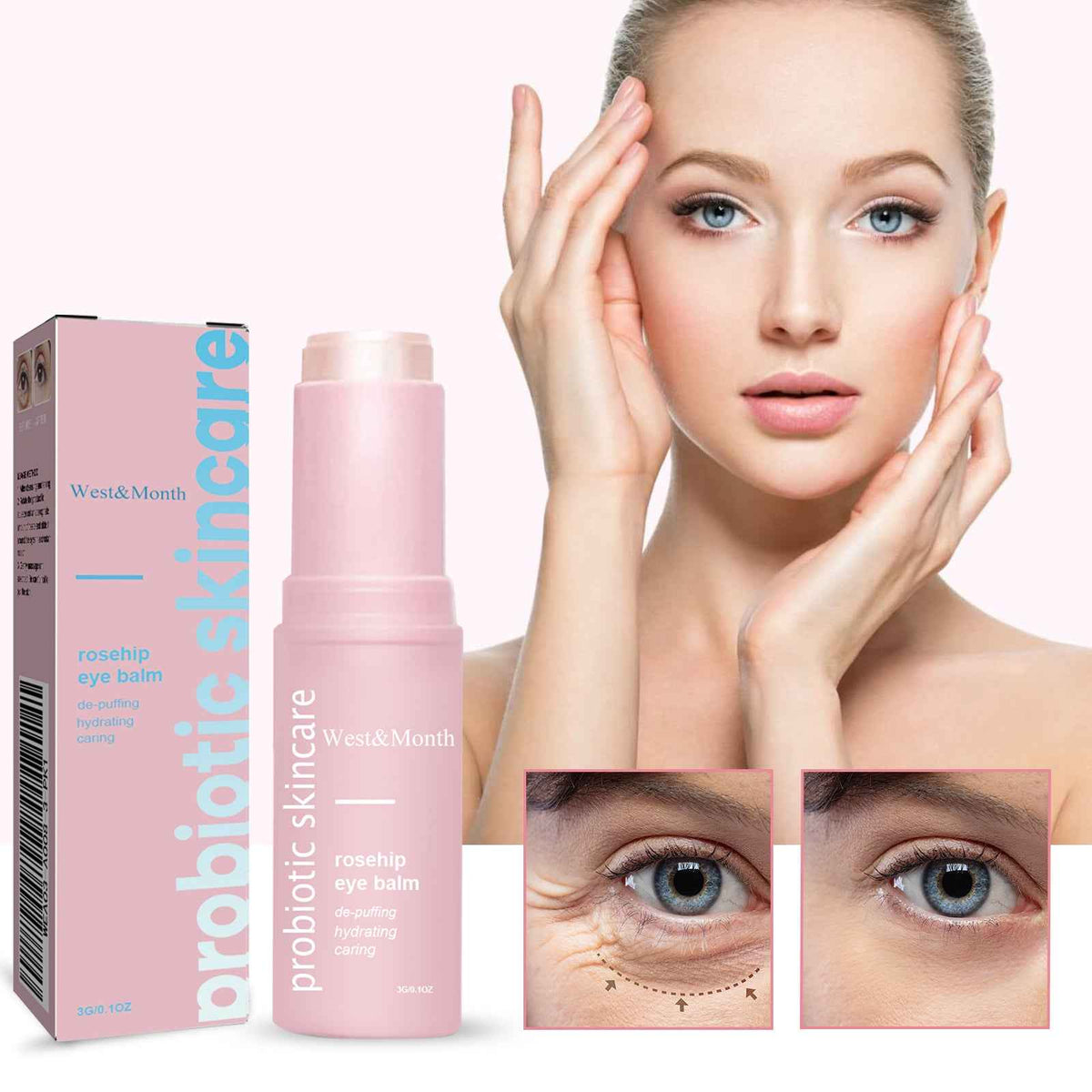 Rosehip Eye Cream Stick – Moisturizing & Firming Care for Delicate Eye Area