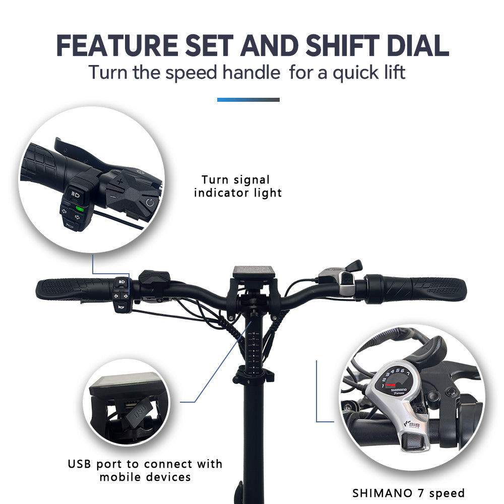 DRVETION Fashion Simple Electric Bicycle - LYDARZ