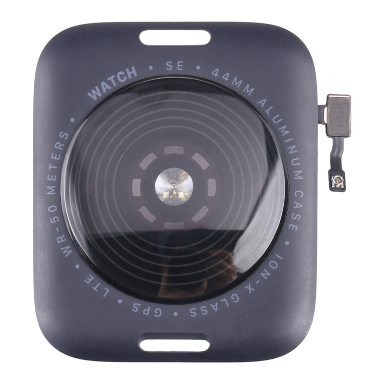 Carcasa trasera LTE para Apple Watch SE 2022 de 44 mm con bobina de carga inalámbrica y diseño de cristal