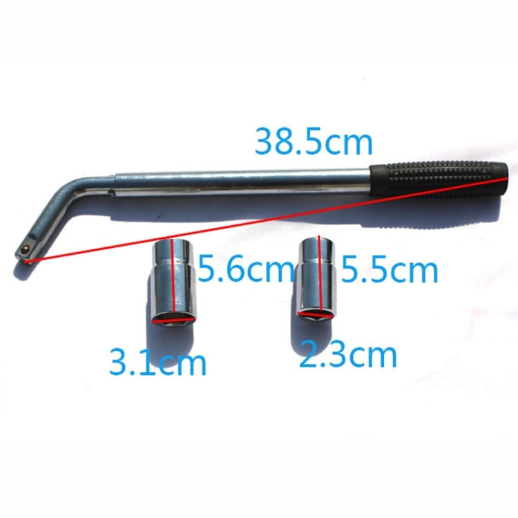 Retractable Effort Tire Wrench, 17.19.21.23 - LYDARZ