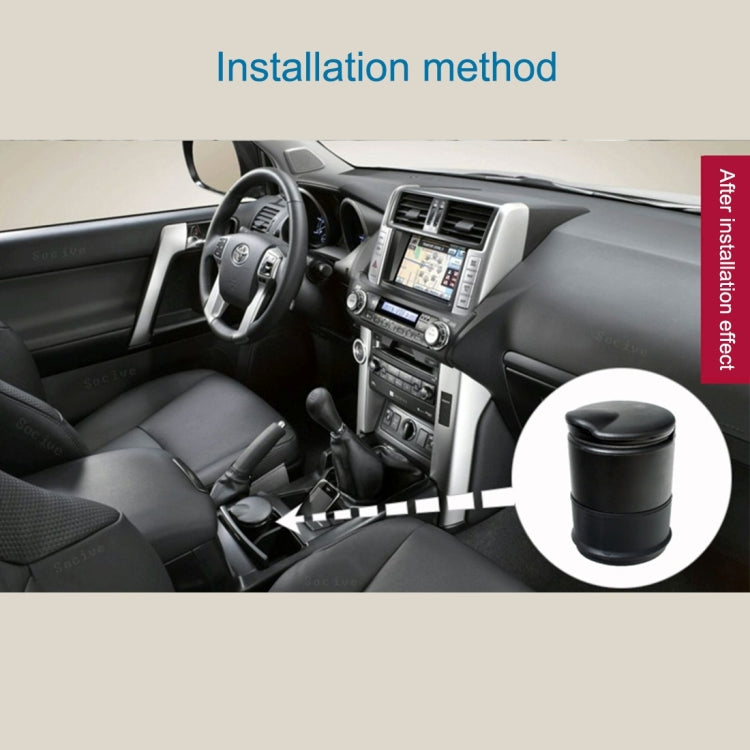 KANEED Universal Car Cigarette Ashtray - Detachable Design for Most Car Cup Holders