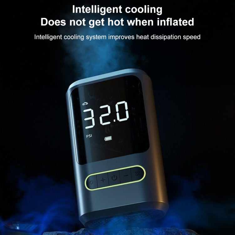ATJ-8466 Portable Car Tire Air Pump Digital Display Wireless Electric Air Pump - LYDARZ