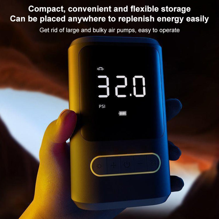 ATJ-8466 Portable Car Tire Air Pump Digital Display Wireless Electric Air Pump - LYDARZ