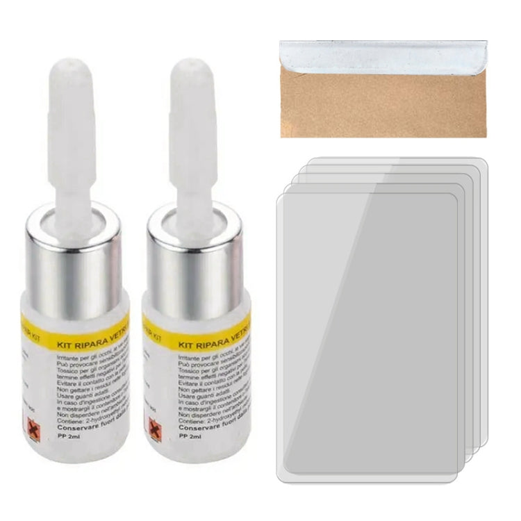 Líquido reparador de abolladuras sin pintura 2 en 1 con herramienta - 3 ml Reparación de parabrisas de coche