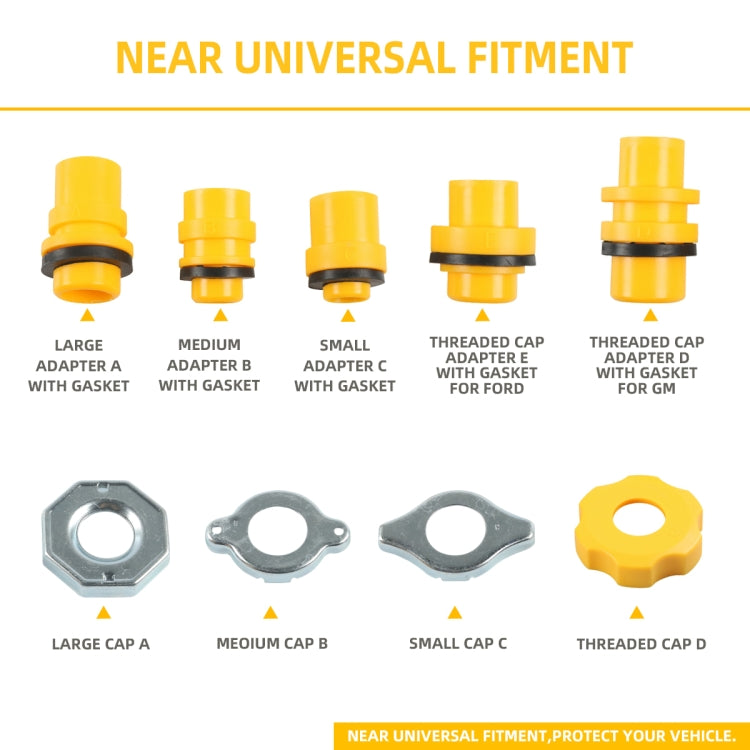 A8956 15 in 1 Car / Yacht Coolant Filling Funnel Kit - LYDARZ