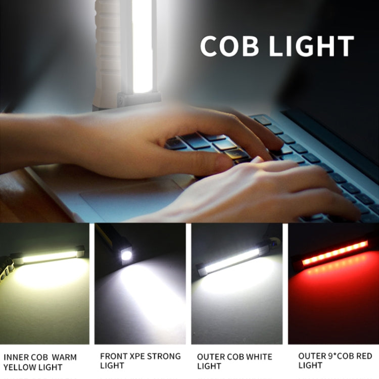 FT20 Folding Magnet Car Inspection Light - Strong Emergency COB LED Work Maintenance Lamp